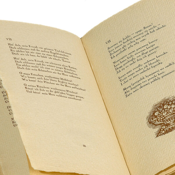 Heinrich Heine - Sonety - Sonette. Kurtiak i Ley Wydawnictwo Artystyczne.